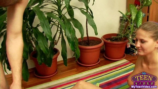 Любительское видео с русской сисястой красоткой